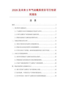 2026及未來(lái)5年氣動(dòng)模具項(xiàng)目可行性研究報(bào)告