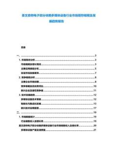 圣文森特電子部分依賴(lài)多媒體設(shè)備行業(yè)市場(chǎng)現(xiàn)存規(guī)模及發(fā)展趨勢(shì)報(bào)告