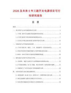 2026及未來5年三路開關電源項目可行性研究報告