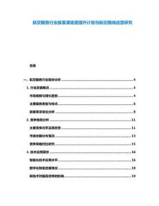 航空服務(wù)行業(yè)旅客滿(mǎn)意度提升計(jì)劃與航空路線(xiàn)運(yùn)營(yíng)研究
