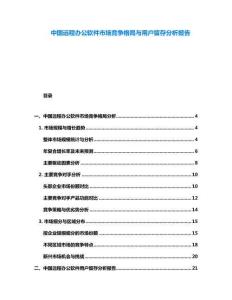 中國遠(yuǎn)程辦公軟件市場競爭格局與用戶留存分析報告