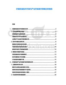 纖維機(jī)械技術(shù)升級(jí)與產(chǎn)業(yè)升級(jí)換代策略分析報(bào)告