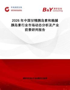 2026年中國甘精胰島素和賴脯胰島素行業(yè)市場動態(tài)分析及產(chǎn)業(yè)前景研判報(bào)告