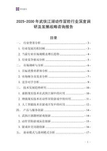 2025-2030年武俠江湖動(dòng)作冒險(xiǎn)行業(yè)深度調(diào)研及發(fā)展戰(zhàn)略咨詢報(bào)告