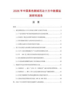 2026年中國素色割絨花邊小方巾數據監測研究報告
