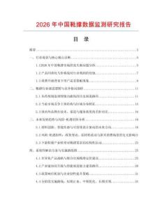 2026年中國靴撐數(shù)據(jù)監(jiān)測研究報(bào)告
