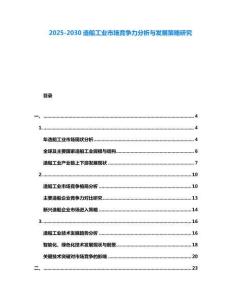 2025-2030造船工業(yè)市場競爭力分析與發(fā)展策略研究