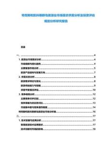 特克斯和凱科斯群島旅游業(yè)市場現(xiàn)狀供需分析及投資評估規(guī)劃分析研究報告