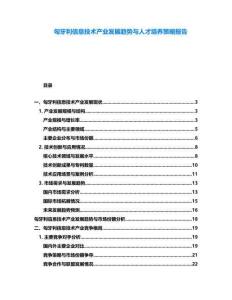 匈牙利信息技術產業發展趨勢與人才培養策略報告