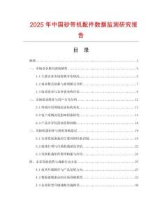 2025年中國砂帶機配件數(shù)據(jù)監(jiān)測研究報告