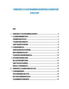 中國日用化工行業市場發展現狀全面研究及行業前景與增長動力分析