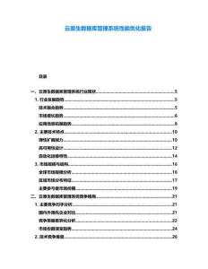 云原生數(shù)據(jù)庫(kù)管理系統(tǒng)性能優(yōu)化報(bào)告