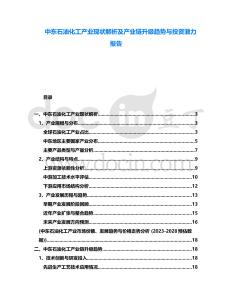 中東石油化工產業現狀解析及產業鏈升級趨勢與投資潛力報告