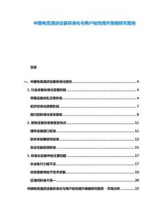 中國電競酒店設備標準化與用戶粘性提升策略研究報告