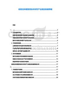 哈密瓜種苗繁育技術(shù)研究產(chǎn)業(yè)規(guī)劃發(fā)展策略