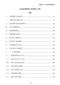 企業品牌建設與市場推廣方案