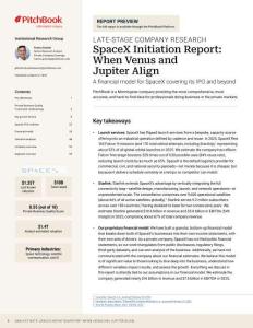 【PitchBook】SpaceX启动报告：金星和木星何时对齐-2026