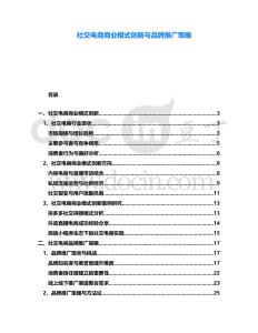 社交電商商業模式創新與品牌推廣策略