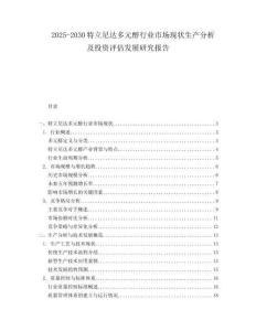 2025-2030特立尼達(dá)多元醇行業(yè)市場(chǎng)現(xiàn)狀生產(chǎn)分析及投資評(píng)估發(fā)展研究報(bào)告