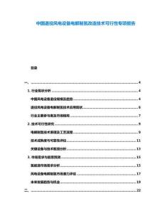 中國(guó)退役風(fēng)電設(shè)備電解制氫改造技術(shù)可行性專項(xiàng)報(bào)告