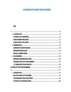 元宇宙社交平臺用戶粘性分析報告