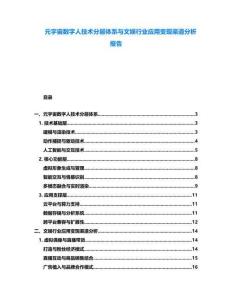 元宇宙數(shù)字人技術(shù)分層體系與文娛行業(yè)應用變現(xiàn)渠道分析報告