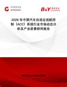 2026年中國(guó)汽車自適應(yīng)巡航控制（ACC）系統(tǒng)行業(yè)市場(chǎng)動(dòng)態(tài)分析及產(chǎn)業(yè)前景研判報(bào)告