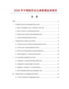 2026年中国船形会议桌数据监测报告