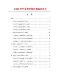 2026年中国莲花座数据监测报告