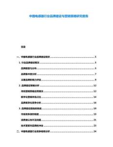 中國電感器行業(yè)品牌建設(shè)與營(yíng)銷策略研究報(bào)告