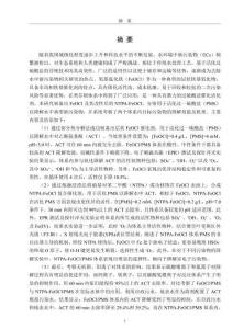 改性氧基氯化鐵（FeOCl）活化過硫酸鹽去除水中新污染物