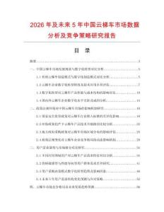 2026年及未來5年中國(guó)云梯車市場(chǎng)數(shù)據(jù)分析及競(jìng)爭(zhēng)策略研究報(bào)告
