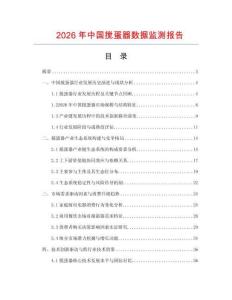 2026年中國攪蛋器數據監測報告