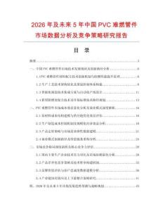 2026年及未來5年中國(guó)PVC難燃管件市場(chǎng)數(shù)據(jù)分析及競(jìng)爭(zhēng)策略研究報(bào)告