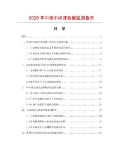 2026年中國中間漆數據監測報告