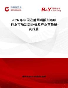 2026年中國(guó)注射用磷酸川芎嗪行業(yè)市場(chǎng)動(dòng)態(tài)分析及產(chǎn)業(yè)前景研判報(bào)告