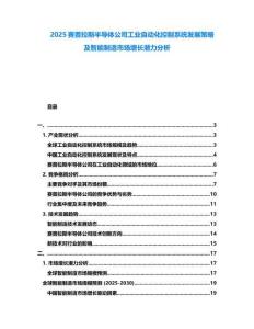 2025賽普拉斯半導(dǎo)體公司工業(yè)自動化控制系統(tǒng)發(fā)展策略及智能制造市場增長潛力分析