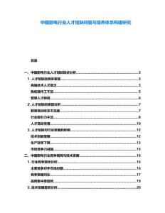 中國廚電行業(yè)人才短缺問題與培養(yǎng)體系構(gòu)建研究