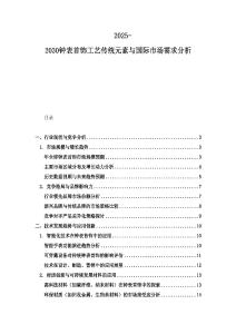 2025-2030鐘表首飾工藝傳統元素與國際市場需求分析