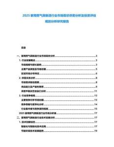 2025家用燃?xì)饩咧圃煨袠I(yè)市場(chǎng)現(xiàn)狀供需分析及投資評(píng)估規(guī)劃分析研究報(bào)告