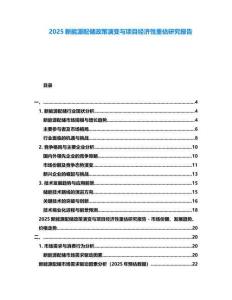 2025新能源配儲政策演變與項目經濟性重估研究報告