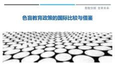 色盲教育政策的國際比較與借鑒