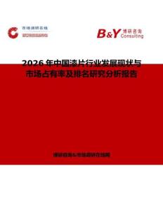 2026年中國漆片行業(yè)發(fā)展現(xiàn)狀與市場占有率及排名研究分析報(bào)告