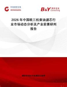 2026年中國歐三機柴油濾芯行業(yè)市場動態(tài)分析及產(chǎn)業(yè)前景研判報告
