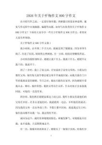 2026年關于懺悔作文800字作文