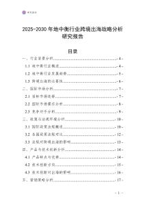2025-2030年地中衡行業(yè)跨境出海戰(zhàn)略分析研究報(bào)告