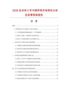 2026及未來5年中國杯鉤市場現狀分析及前景預測報告
