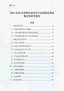 2025-2030年双侧向测井仪行业跨境出海战略分析研究报告