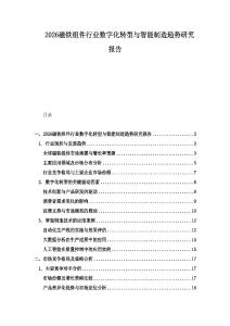 2026磁鐵組件行業(yè)數(shù)字化轉(zhuǎn)型與智能制造趨勢研究報告