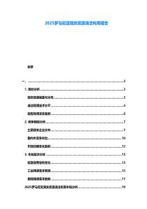 2025羅馬尼亞煤炭資源清潔利用報告